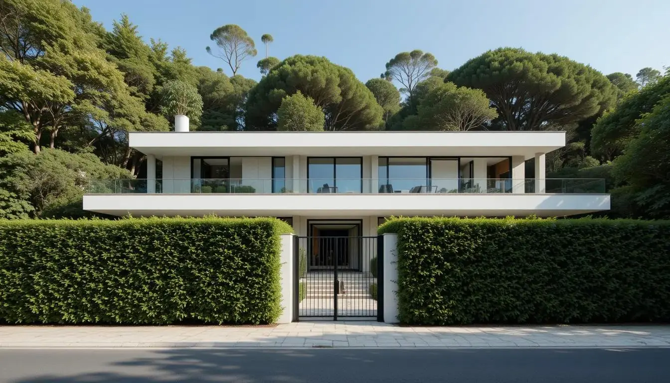 Villa de luxe cachée derrière des haies sur la Côte d'Azur – Accès Off-Market